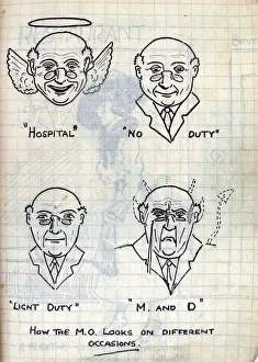 Album of 53 drawings done whilst on sctive service - WWI