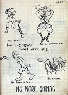 Album of 53 drawings done whilst on sctive service - WWI