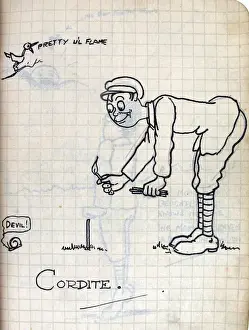 Album of 53 drawings done whilst on sctive service - WWI
