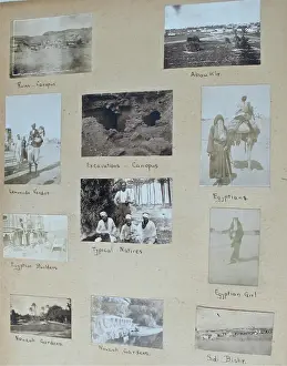 Album - Assorted photos and postcards of Egypt & Palestine