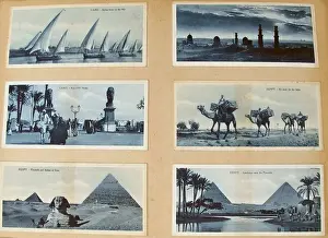 Album - Assorted photos and postcards of Egypt & Palestine