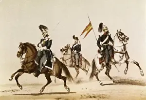 Album of the Spanish Cavalry (1861), by Count