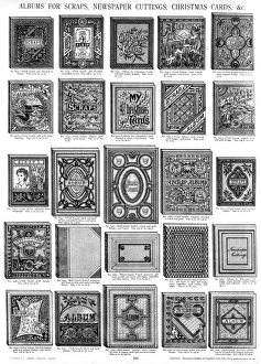 Albums Gallery: Albums for scraps, cuttings, cards, Plate 181