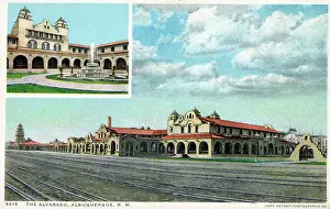 Albuquerque Prints: Albuquerque, New Mexico, Indian Building - Santa Fe Station
