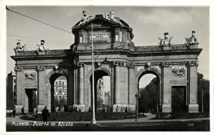 Plaza Prints: The Alcala Gate - Plaza de la Independencia, Madrid, Spain