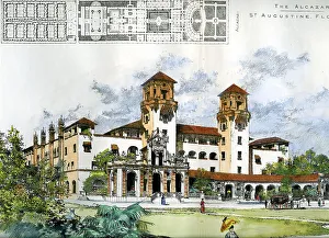 Augustine Prints: Alcazar, St Augustine, Florida, America