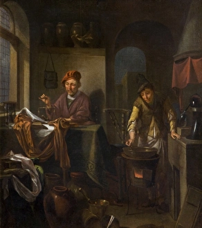 Alchemist Gallery: An Alchemist and his Assistant