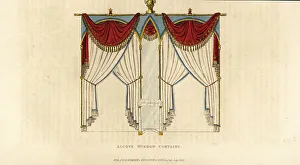 Taste Prints: Alcove window curtains