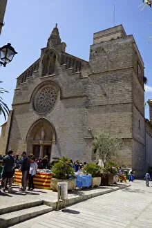 Images Dated 23rd April 2013: Alcudia, Mallorca, Spain, - Sant Jaume Church