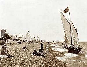 Aldeburgh Prints: Aldeburgh Beach, early 1900s