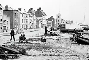 Aldeburgh Prints: Aldeburgh beach, Victorian period
