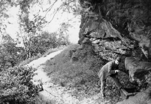 Alderley Prints: Alderley Edge - The Well - Victorian period