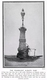 Pumps Prints: Aldgate pump located at the junction where Aldgate meets Fenchurch Street