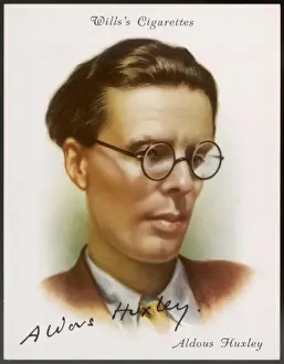 Leonard Prints: Aldous Huxley / Cig Card