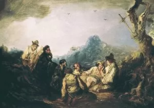 Romanticismo Collection: ALENZA y NIETO, Leonardo (1807-1845). Bandits