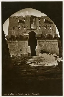 Aleppo Gallery: Aleppo, Syria - Entrance to the Citadel