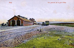 Aleppo Gallery: Aleppo, Syria - General view of the Railway Station