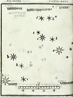 Images Dated 13th November 2020: Alessandro Piccolomini (1508-1578). Leo constellation