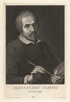 Medici Prints: Alessandro Tiarini, Italian Baroque painter of the Bolognese Sch