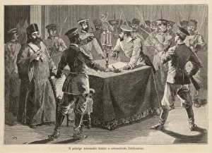 Abdicates Gallery: Alexander Abdicates / 1886