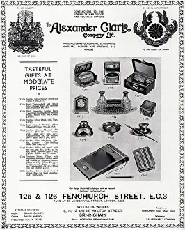 The Alexander Clark Company Advertisement