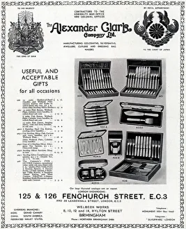 The Alexander Clark Company Advertisement
