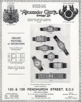 The Alexander Clark Company Advertisement
