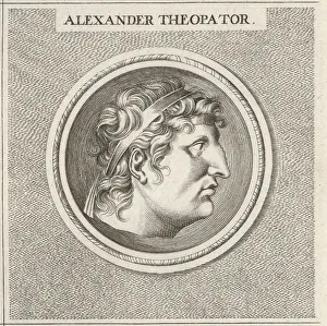 17th Century Prints: Alexander I Theopator, ruler of the Seleucid Empire, c.153-145 B