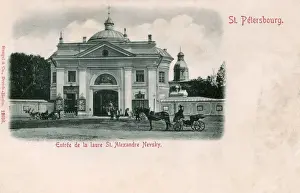 Cemeteries Prints: Alexander Nevsky Monastery (Lavra), St Petersburg, Russia