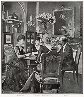 Dowager Prints: Alexandra of Denmark (consort to Edward VII) in Copenhagen