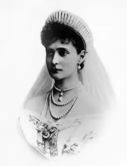 Nikolai Prints: Alexandra Feodorovna, Empress of Russia