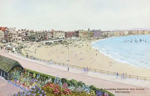 Alexandra Gardens and Beach, Weymouth, Dorset