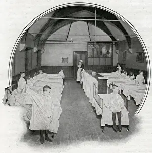 Dormitory Prints: Alexandra Orphanage, Hornsey Rise, London - Bedtime