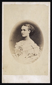 Royal Wedding King Edward VII Gallery: Alexandra / Oval Cdv