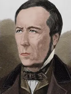 Carvalho Prints: Alexandre Herculano (1810-1877). Portuguesw writer. Portrait