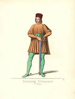 Levyfils Prints: Alexandre Vitelleschi, imperial knight and count palatine
