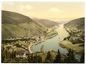 Moselle Prints: Alf and Bullay, Moselle, valley of, Germany