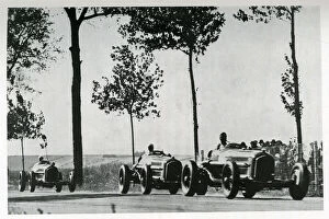 Ahead Gallery: Alfa-Romeos, opening lap of Grand Prix de la Marne, France