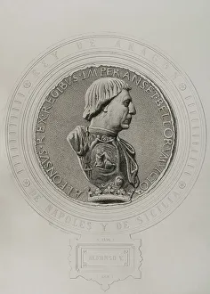Masson Prints: Alfonso V the Magnanimous (1396-1458)