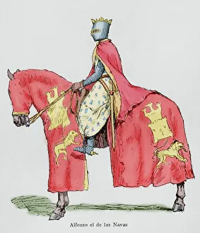 Iberian Collection: Alfonso VIII of Castile (1155-1214). King of Castile