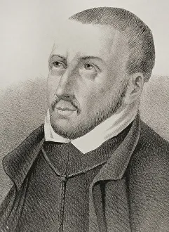 Lithography Collection: Alfonso de Villegas (1533-1603), known as Selvago