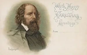 Laureate Prints: Alfred Tennyson, 1st Baron Tennyson - English Poet