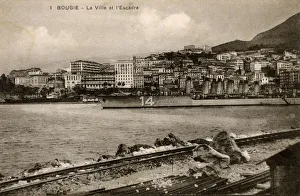 Images Dated 10th May 2018: Algeria - Bejaia - The Town and French Naval Squadron