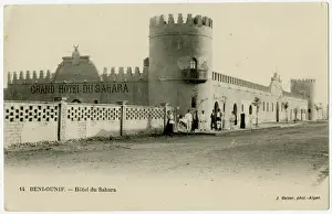 Commune Prints: Algeria - Beni Ounif, Bechar Province, Grand Hotel du Sahara