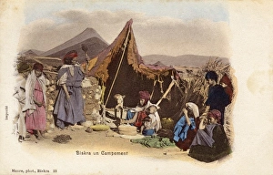 Images Dated 13th September 2011: Algeria - Biskra - Nomadic Encampment