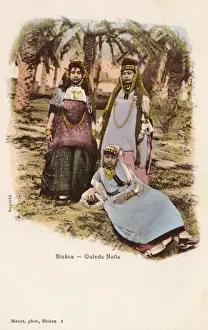 Doorways Prints: Algeria - Biskra - Ouled Nails Women