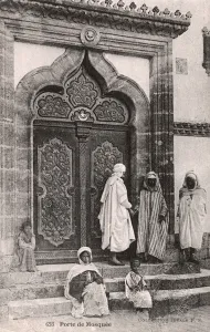 Entranceway Prints: Algeria - Decorated Doorway of a mosque