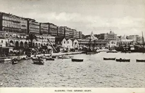 Colonade Prints: Algeria - The Grand Quay, Algiers