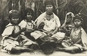 Spoons Prints: Algeria - Kabyle Family