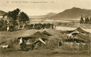Algeria - Nomadic Encampment